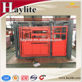 Cattle handling equipment used heavy duty cattle crush squeeze chute with weighing scale